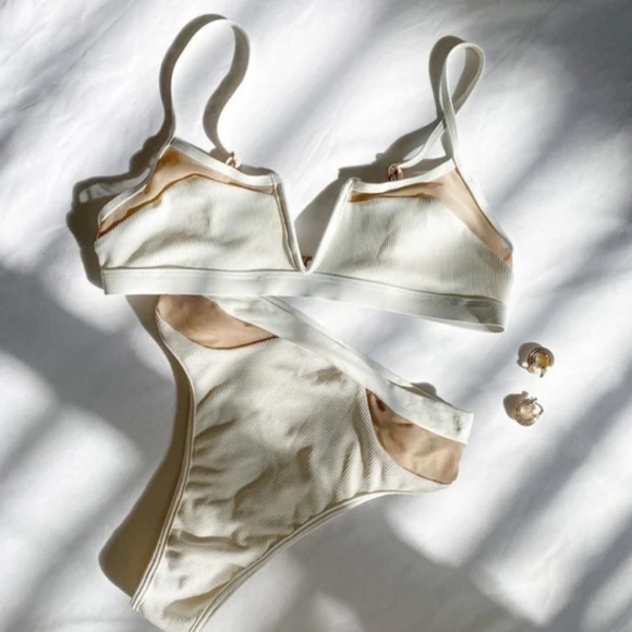 L*Space Sadie Palonia Bikini Set Cream - Picture 12 of 15